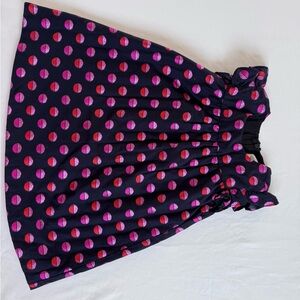 Gymboree Black Dress with Pink and Red Accents